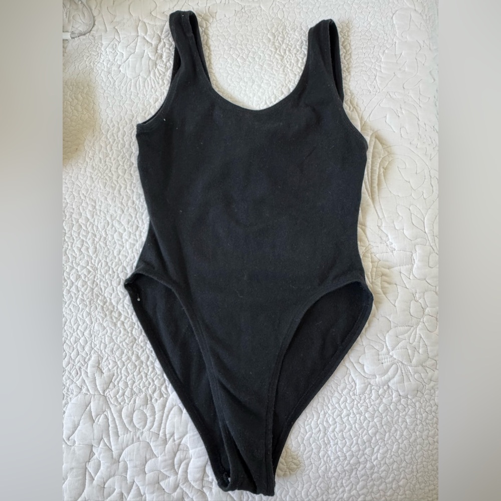 Black Tank Top Bodysuit